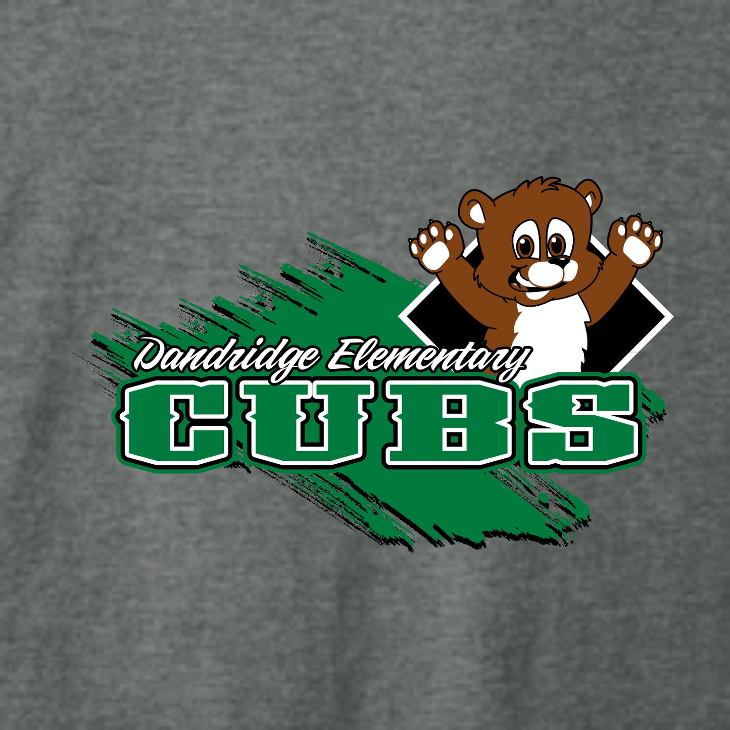 Dandridge Elementary Heathered Soft Jersey T-shirt - Des. A