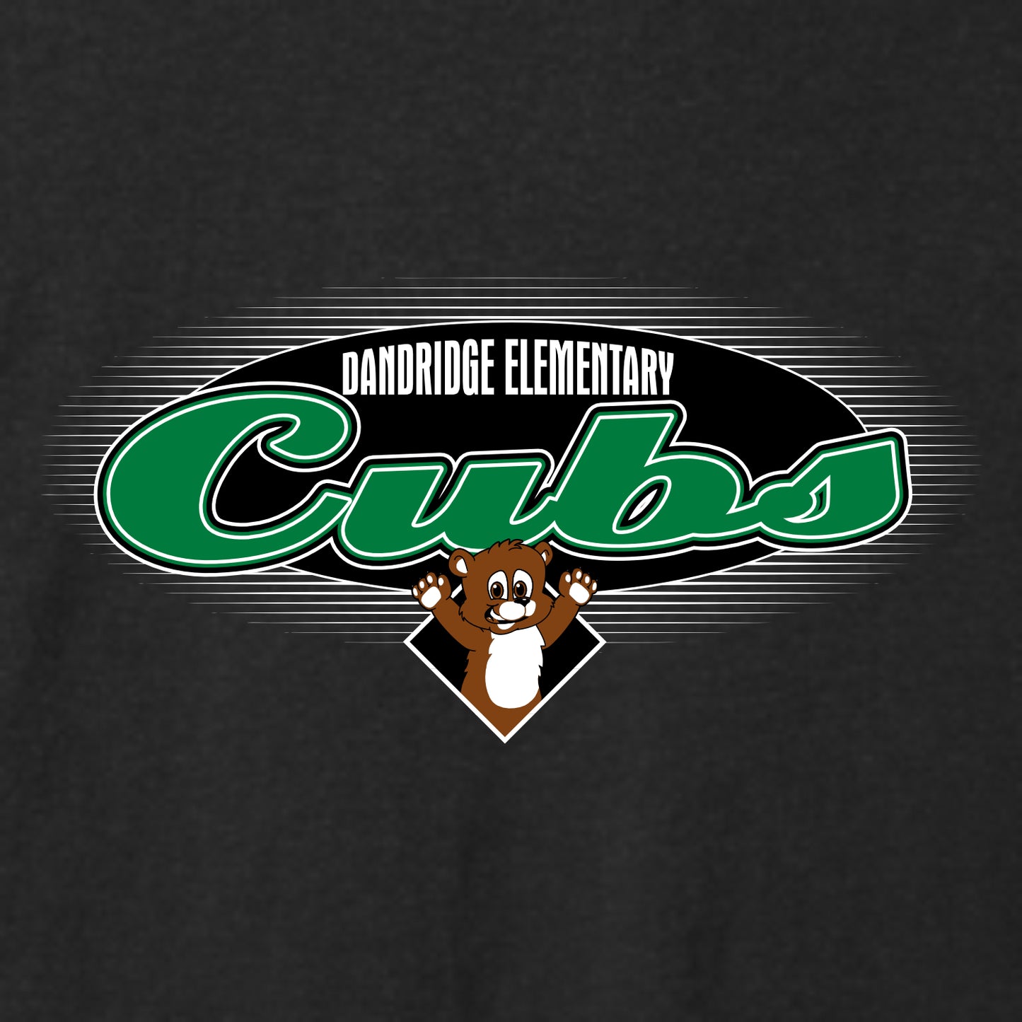 Dandridge Elementary Heathered Soft Jersey T-shirt - Des. B