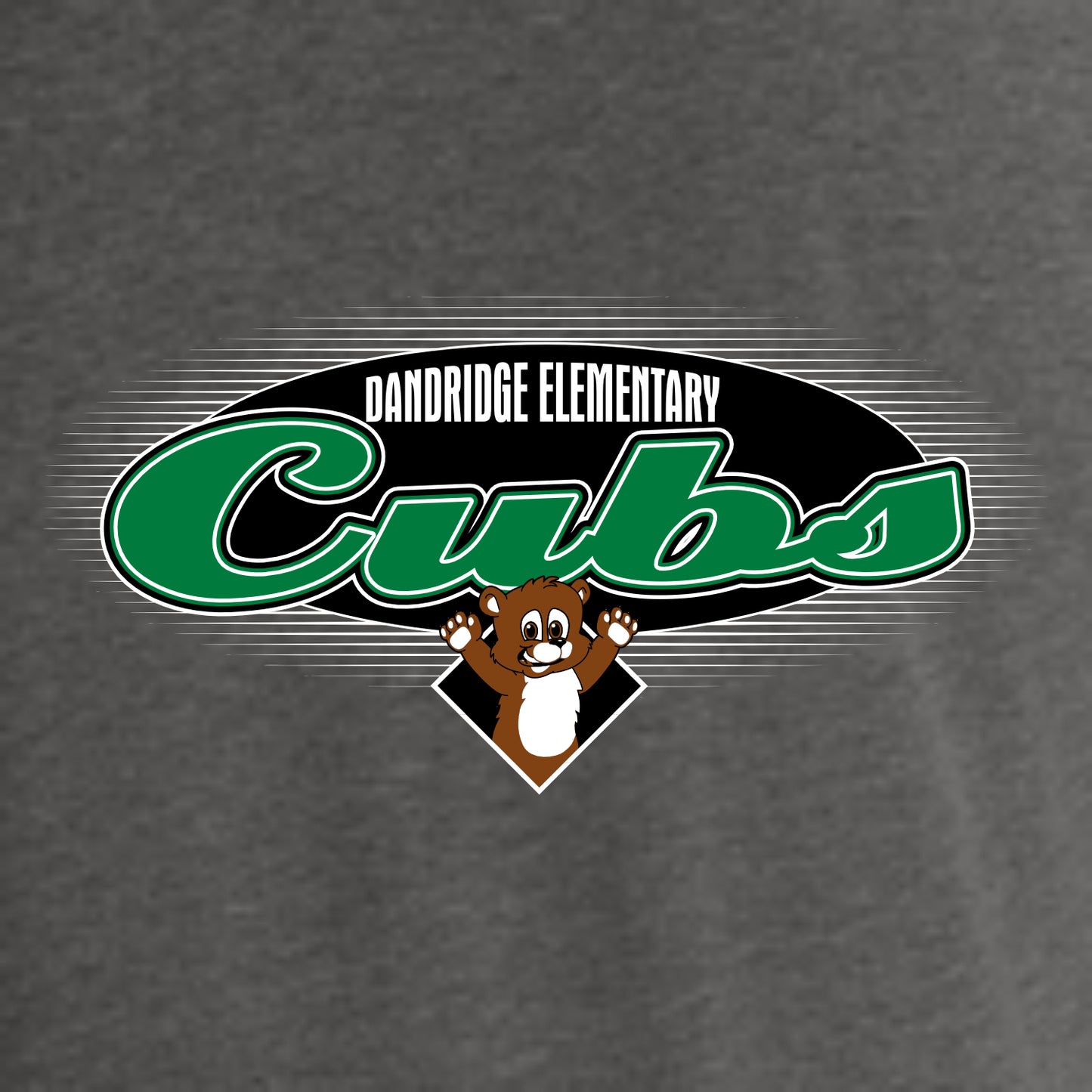 Dandridge Elementary Allmade Tri-Blend T-shirt - Des. B