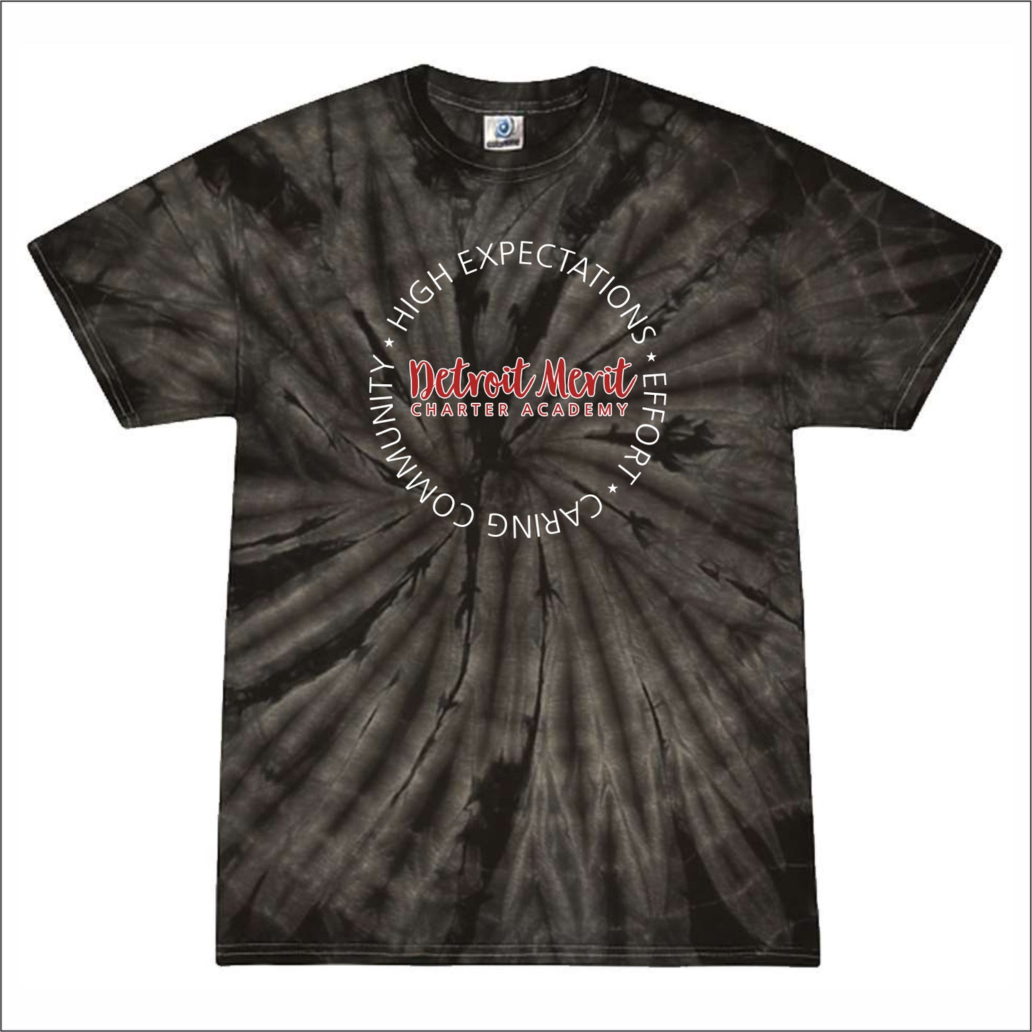 Detroit Merit Charter Spider Tie-Dye T-shirt