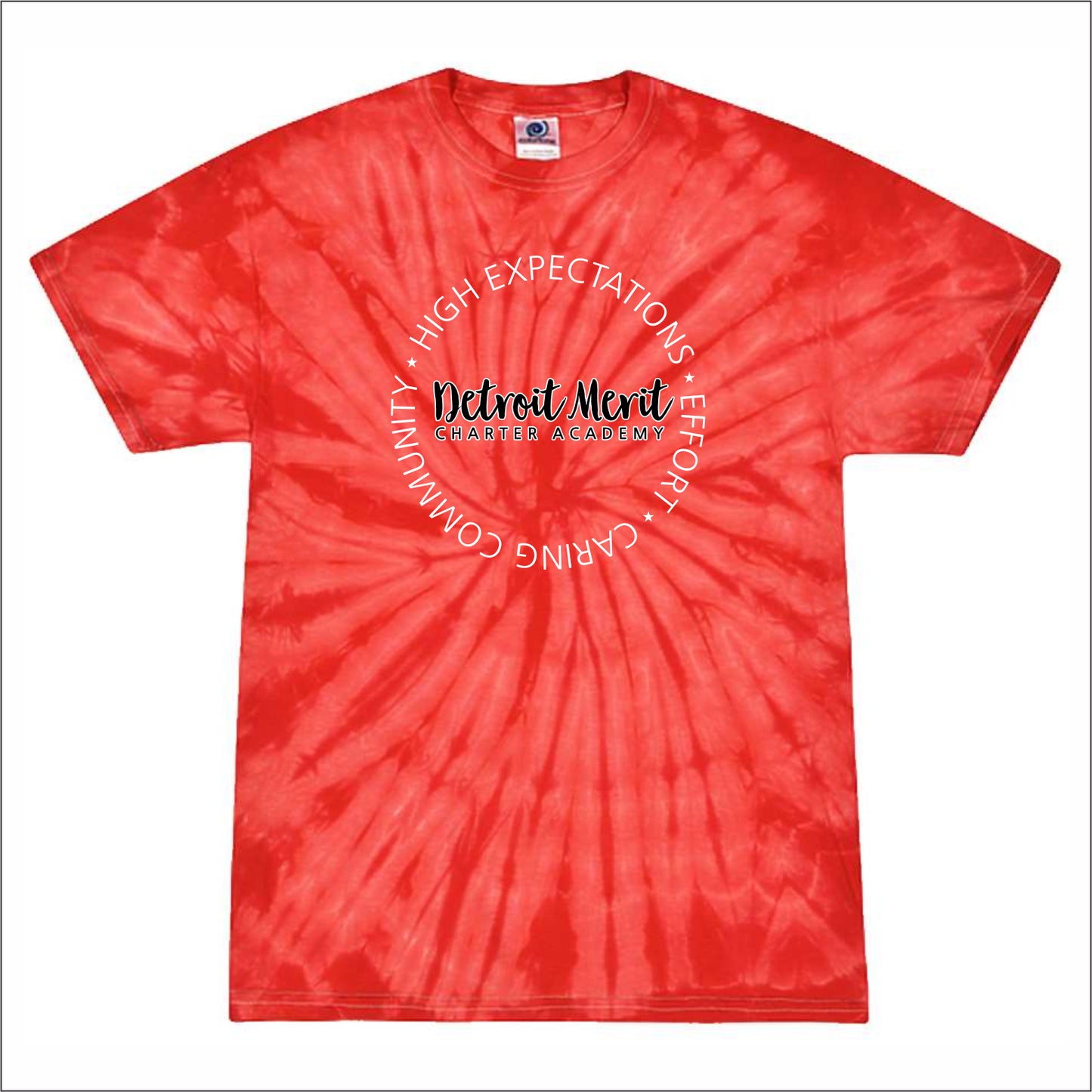 Detroit Merit Charter Spider Tie-Dye T-shirt