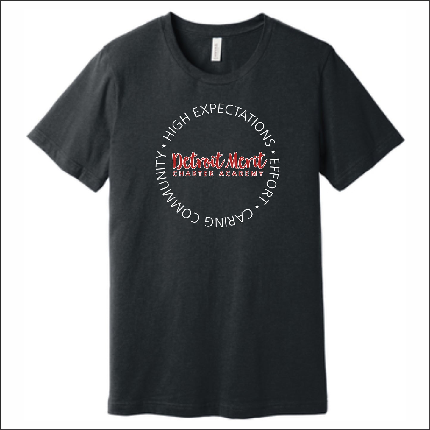 Detroit Merit Charter Heathered Soft Jersey T-shirt