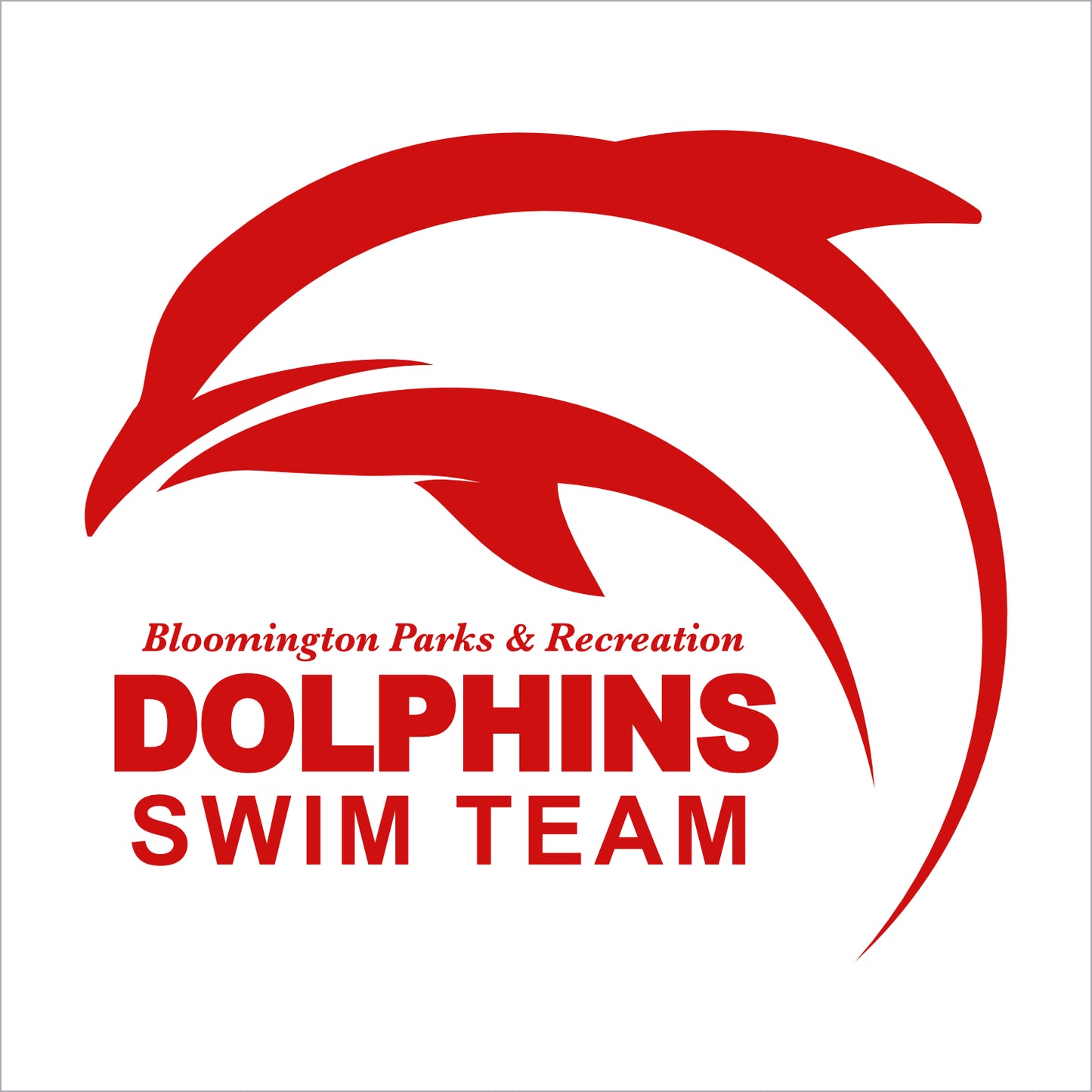 Bloomington Dolphins Swim Short Sleeve T-shirt