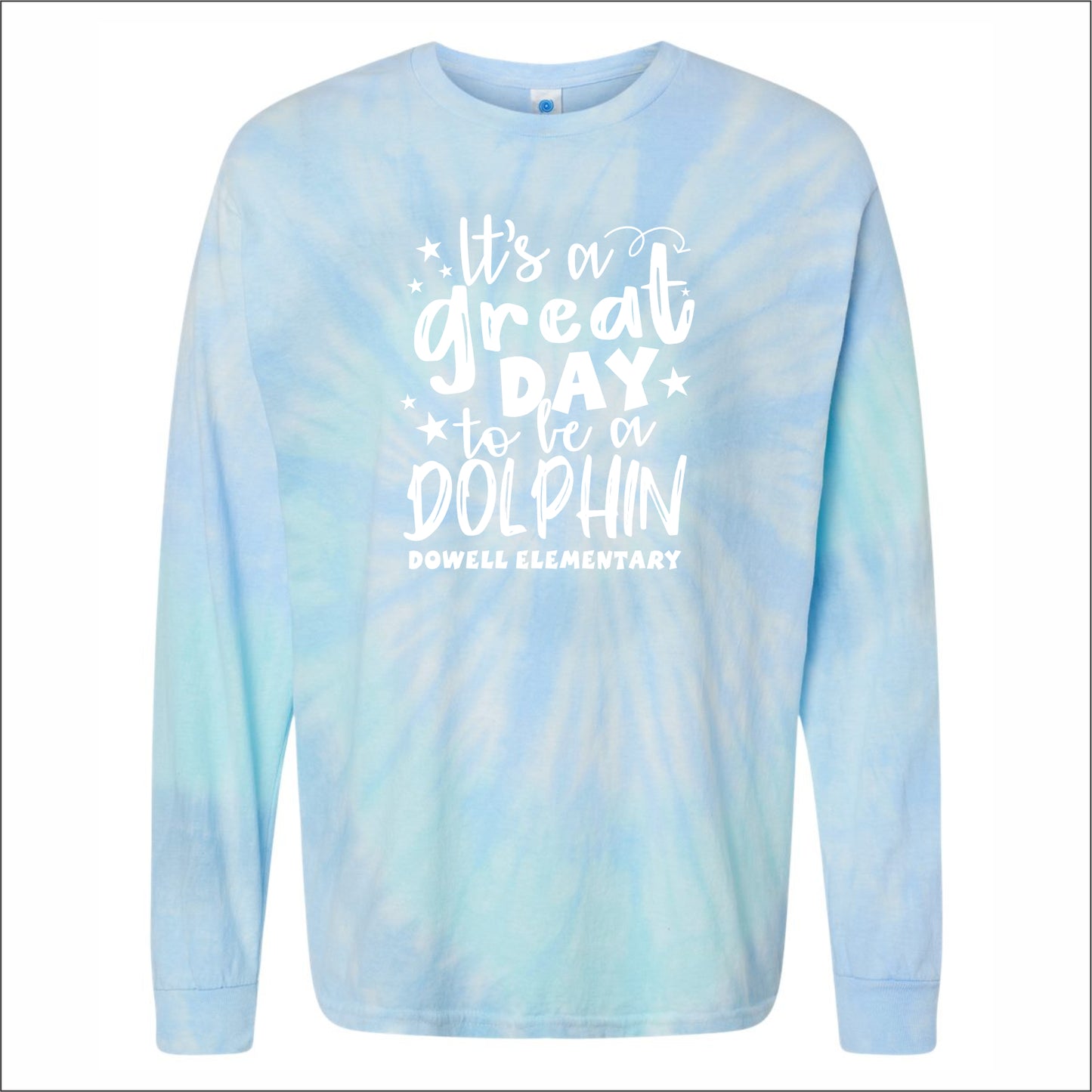 Dowell Elementary Tie-Dye Long Sleeve T-shirt - Des. A