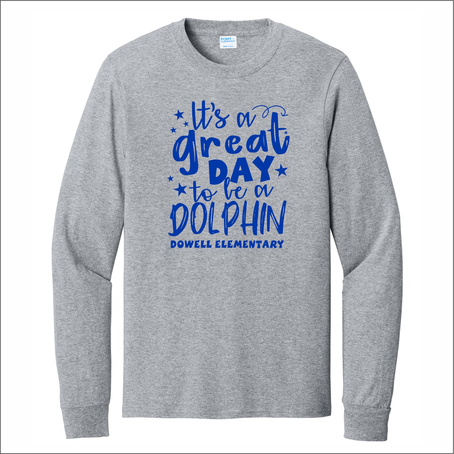 Dowell Elementary Long Sleeve T-shirt - Des. A
