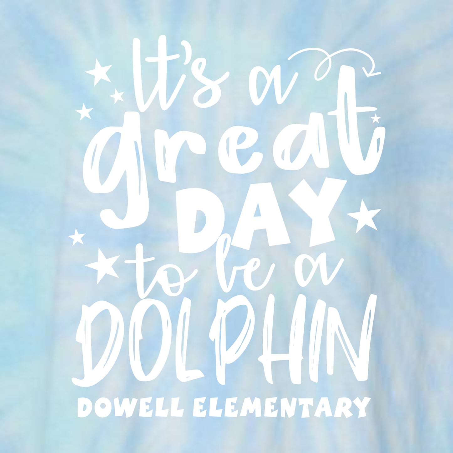 Dowell Elementary Tie-Dye Long Sleeve T-shirt - Des. A
