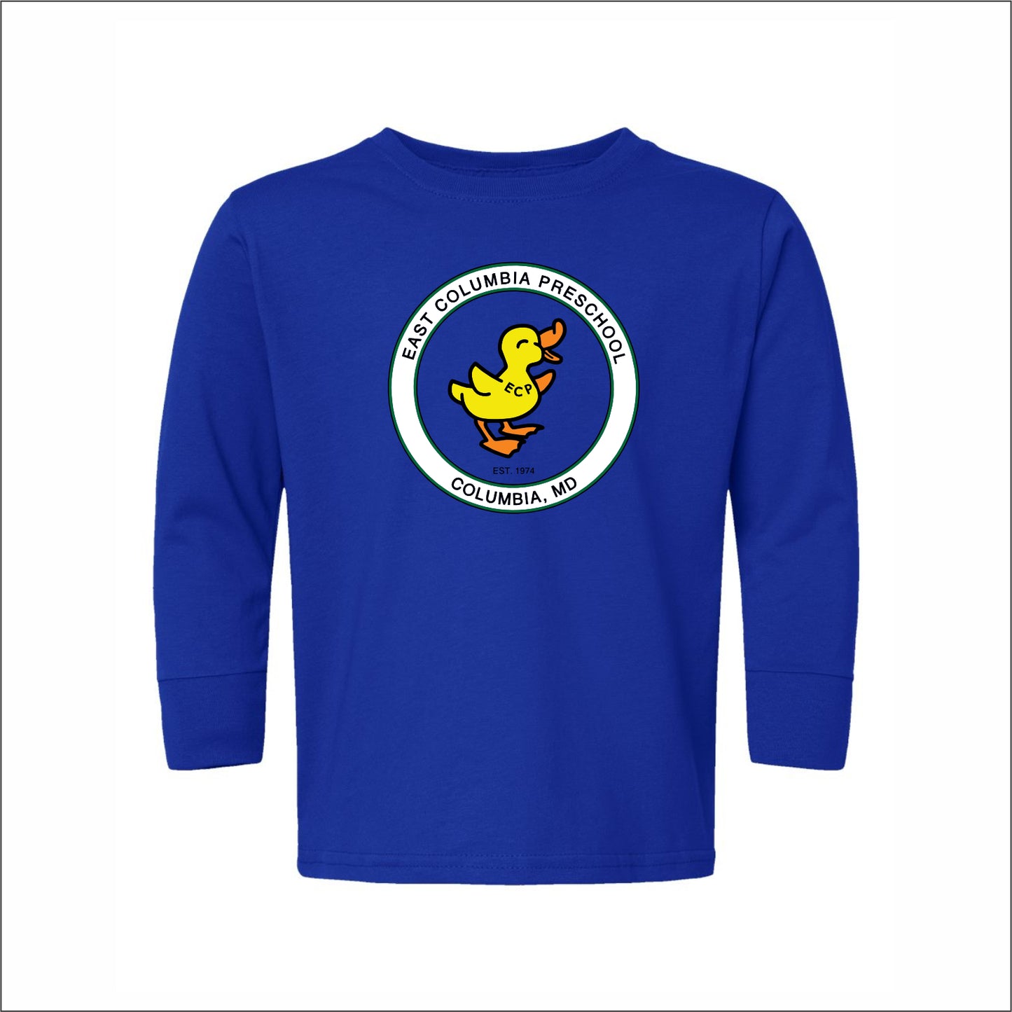 East Columbia Preschool Toddler Fine Jersey Long Sleeve Tee - Des. A