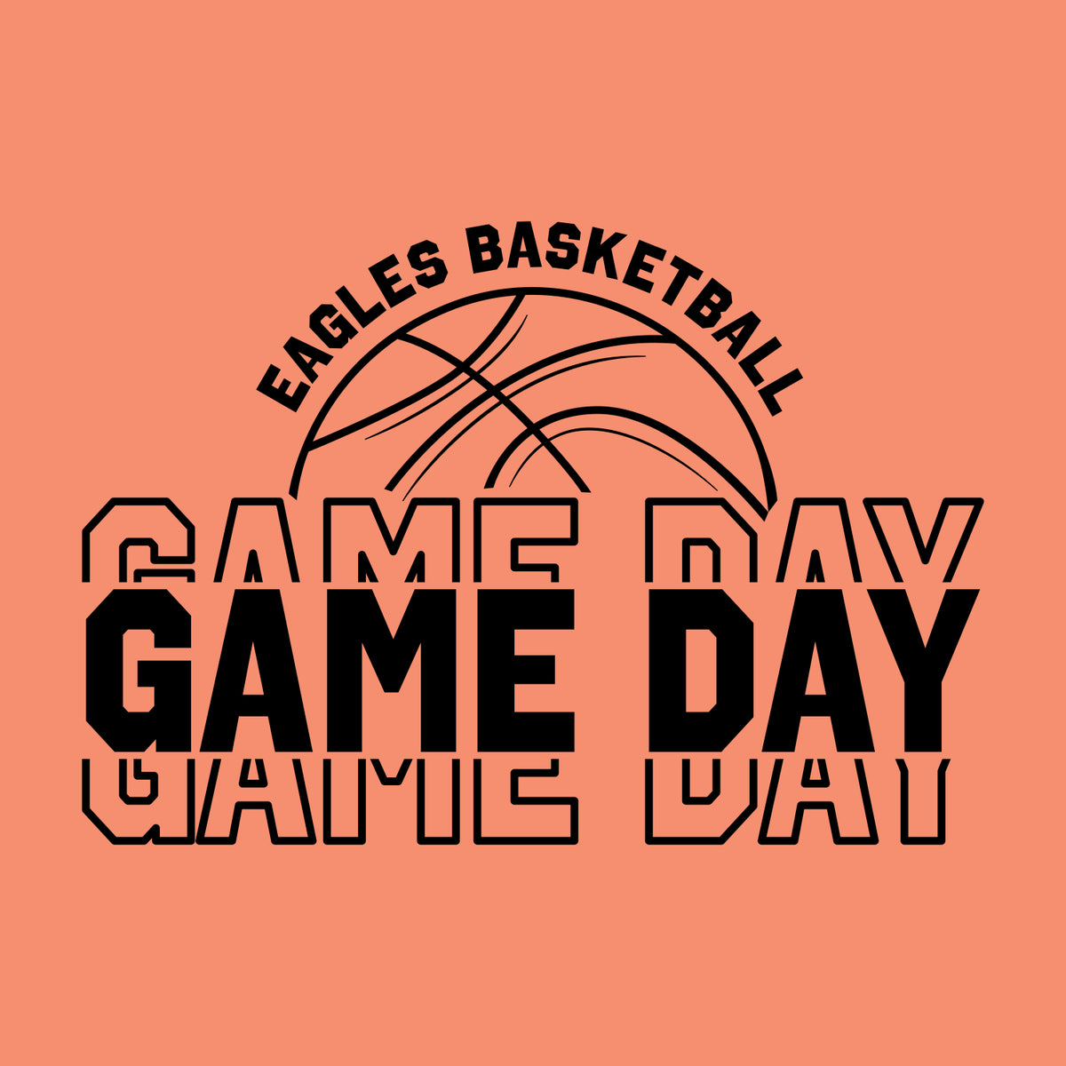 EJHS Girls Basketball Beach Wash Garment-Dyed T-shirt