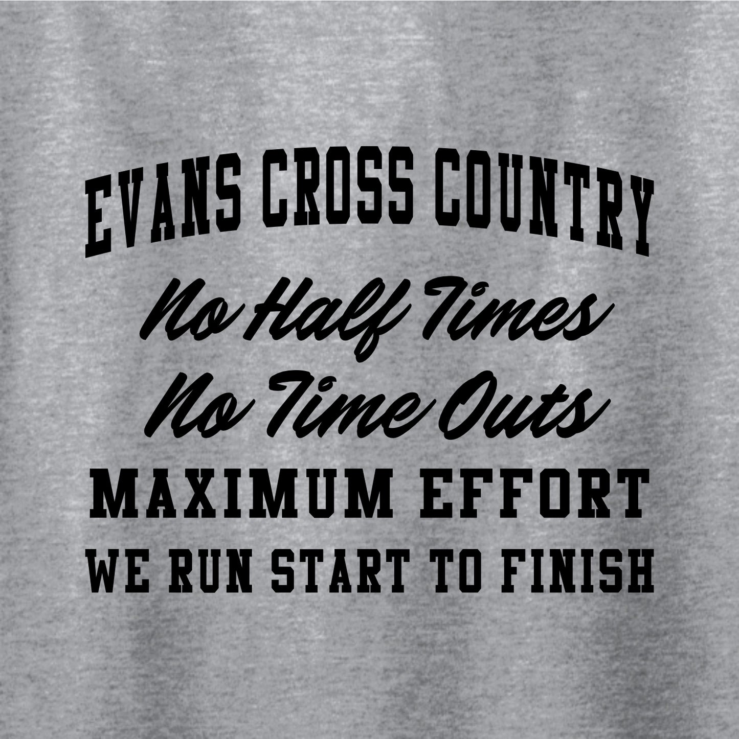 Evans Cross Country Contrast Hooded Sweatshirt