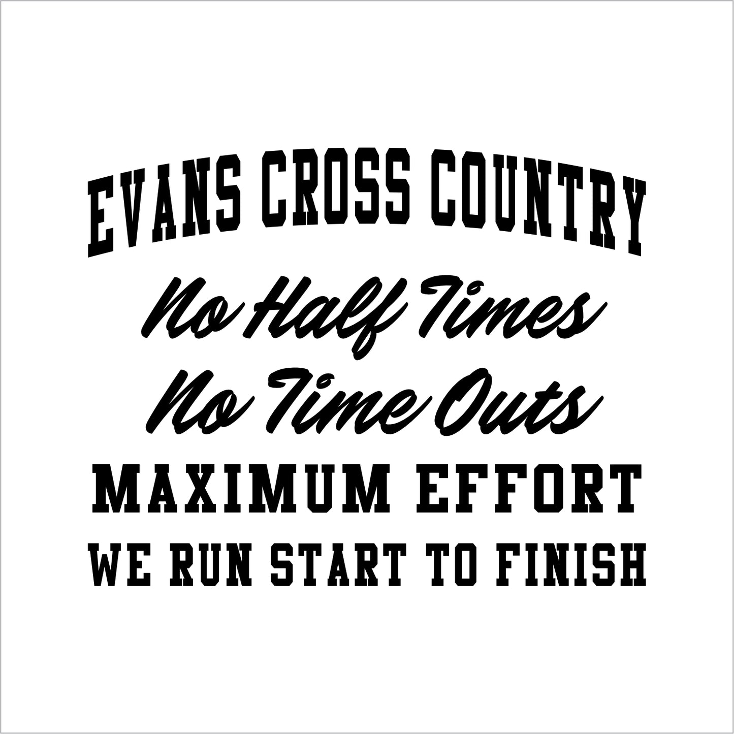 Evans Cross Country Long Sleeve T-shirt