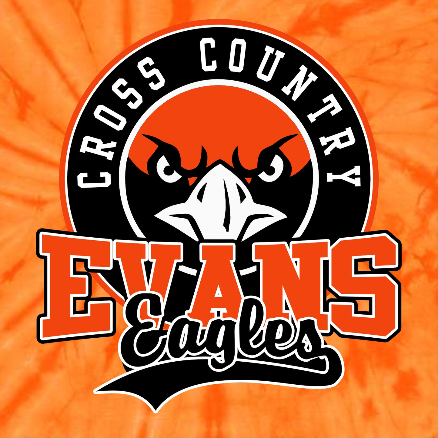 Evans Cross Country Tie-Dye T-shirt