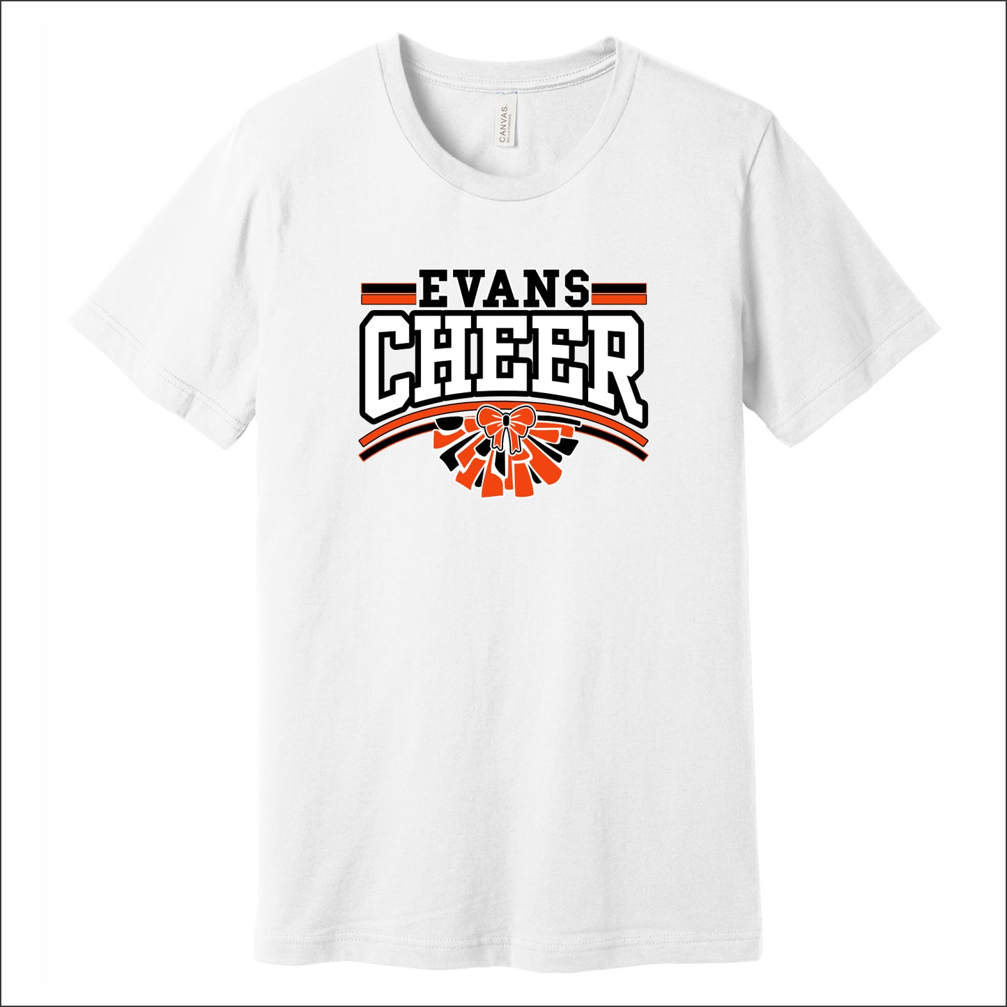 Evans Cheer Soft Jersey Short Sleeve T-shirt - Design A