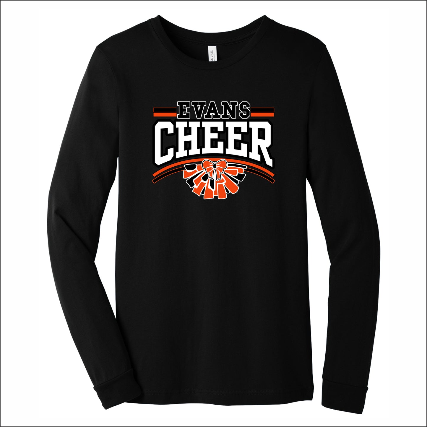 Evans Cheer Soft Jersey Long Sleeve T-shirt - Design A