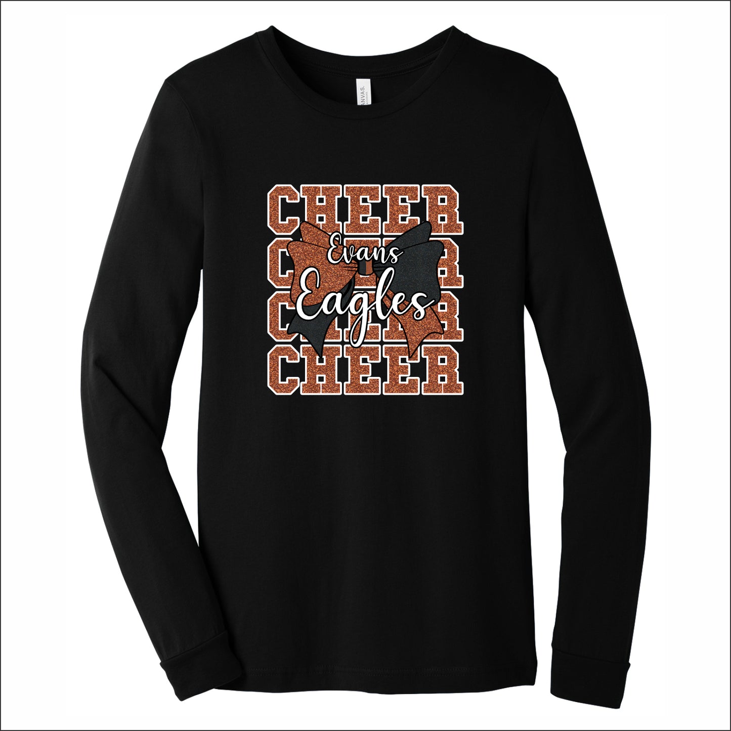Evans Cheer Soft Jersey Long Sleeve T-shirt - Design B