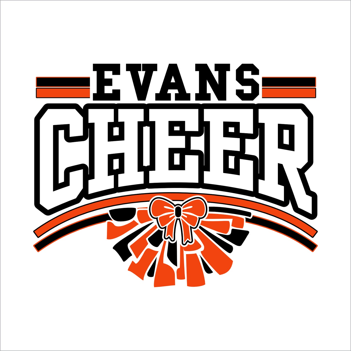 Evans Cheer Soft Jersey Short Sleeve T-shirt - Design A