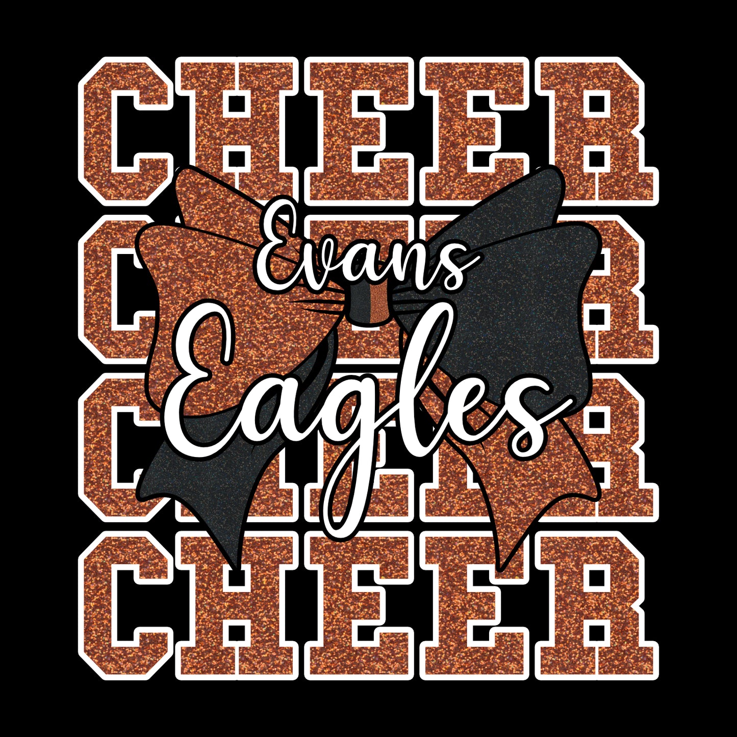 Evans Cheer Soft Jersey Long Sleeve T-shirt - Design B