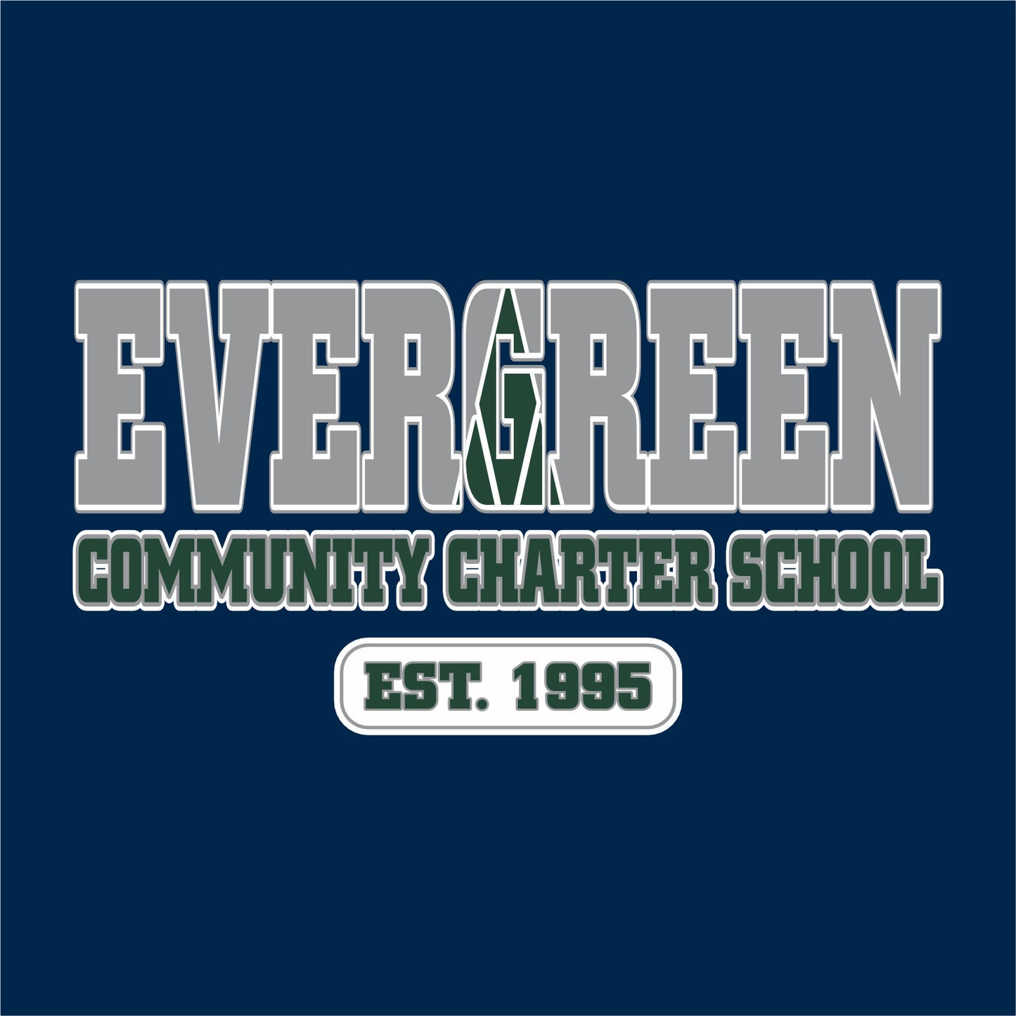 Evergreen Comm Charter Short Sleeve T-shirt - Des. B