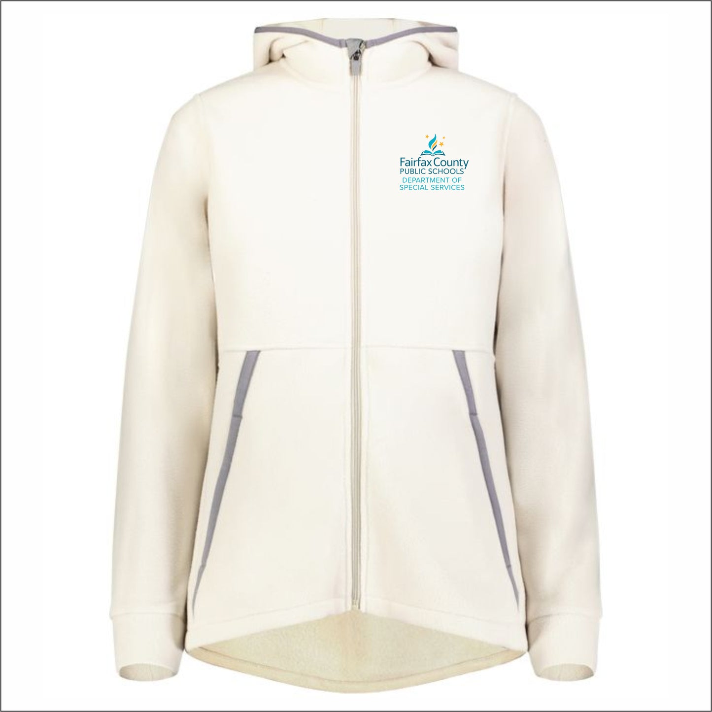 FCPS DSS Ladies Chill Fleece Full-Zip Hoodie