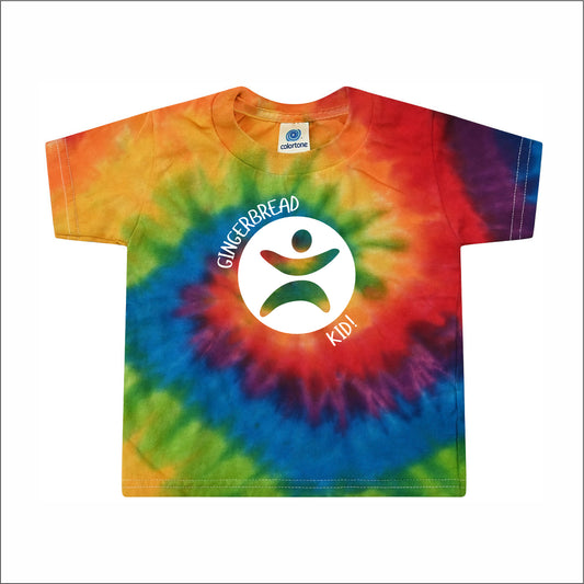 Friends of Gingerbread Toddler Tie-Dyed T-Shirt
