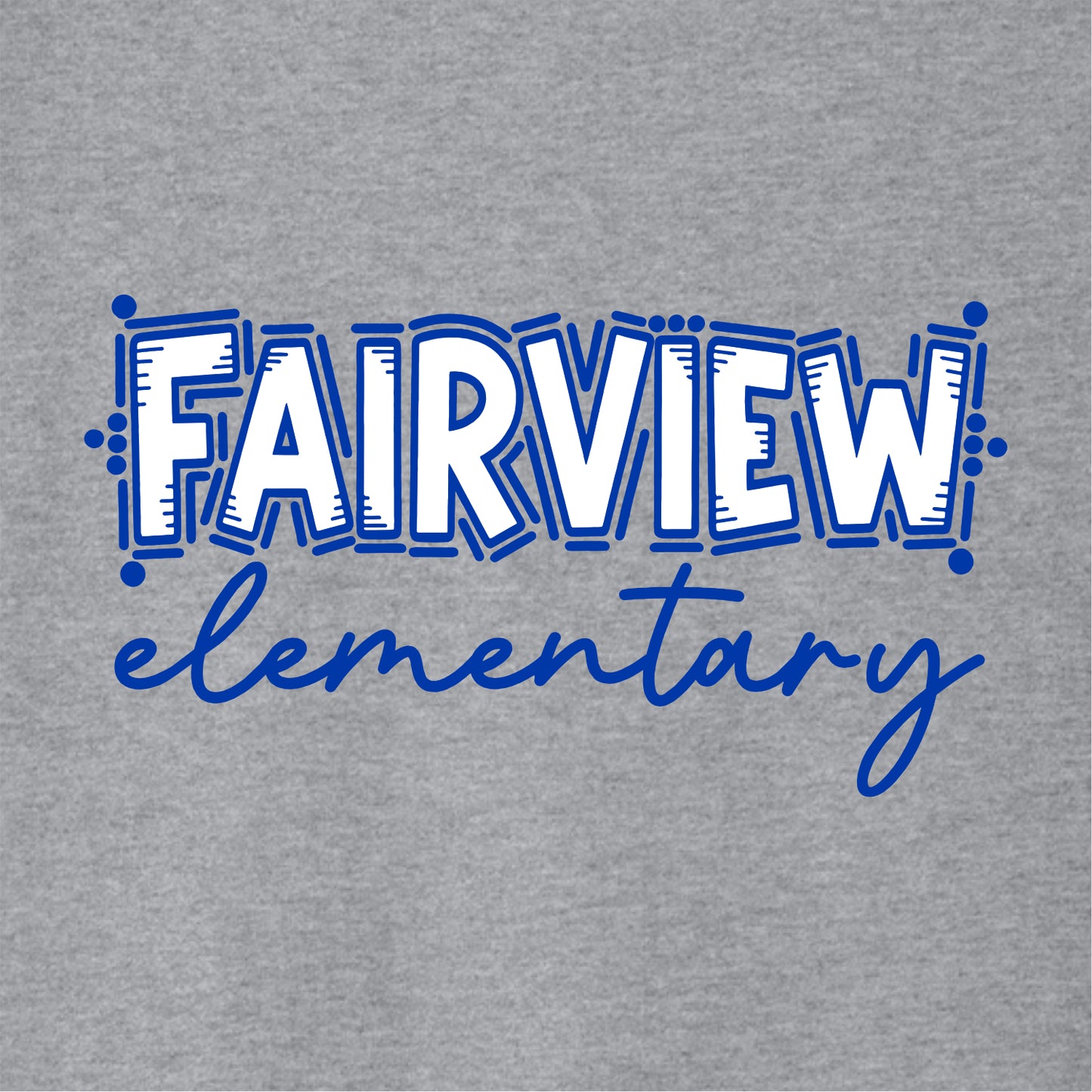 Fairview Elem Staff VA Heathered Soft Jersey Long Sleeve T