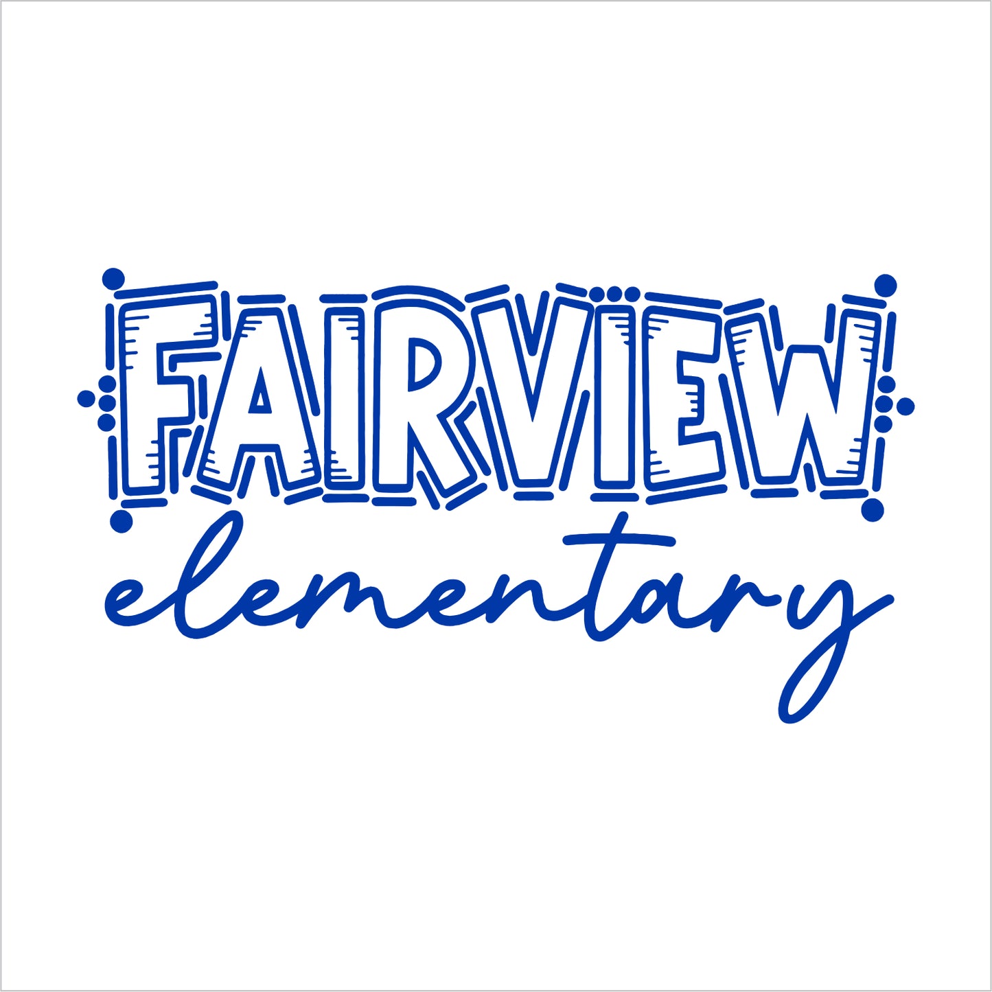 Fairview Elem Staff VA Heathered Soft Jersey Long Sleeve T