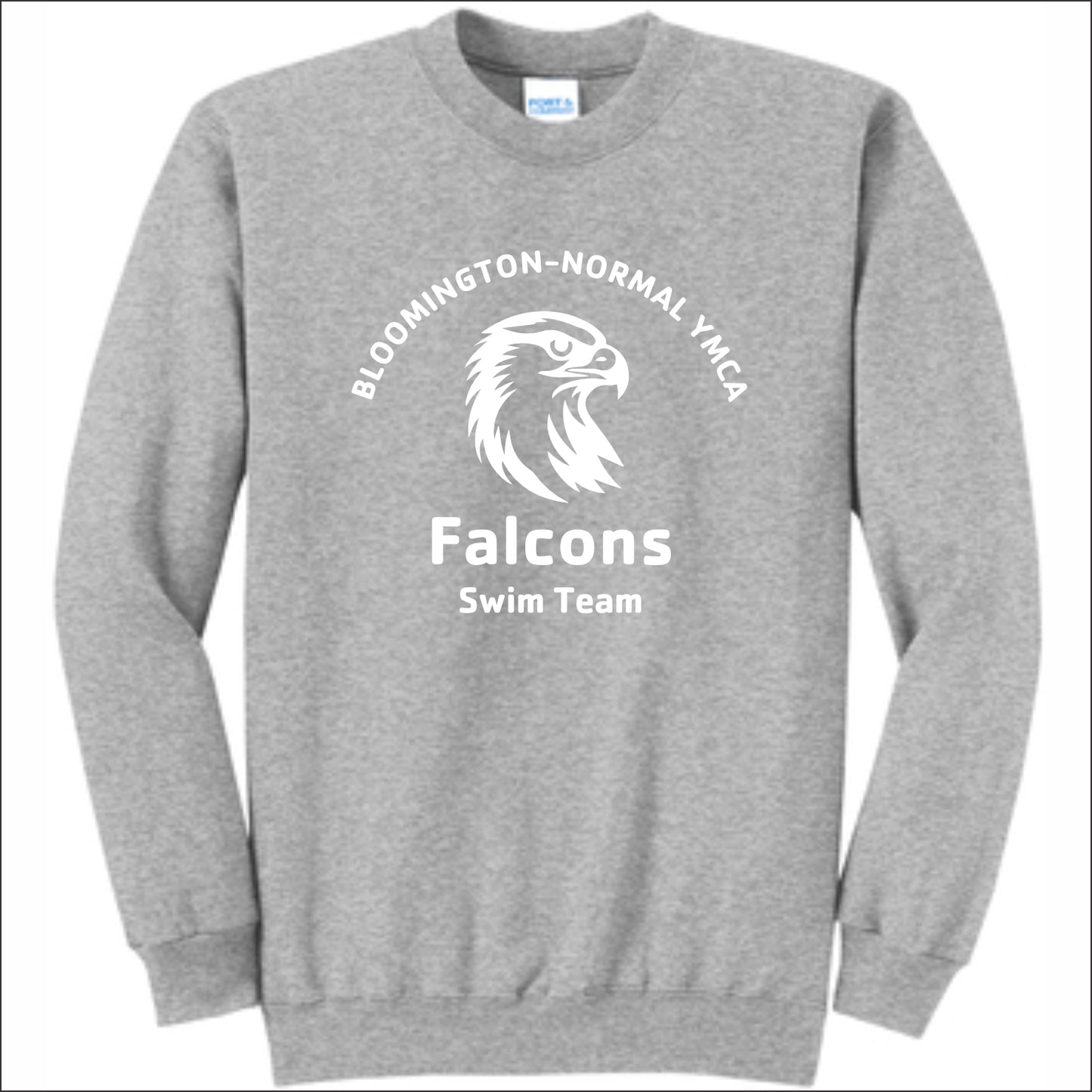 YMCA Falcons Swim Crewneck Sweatshirt