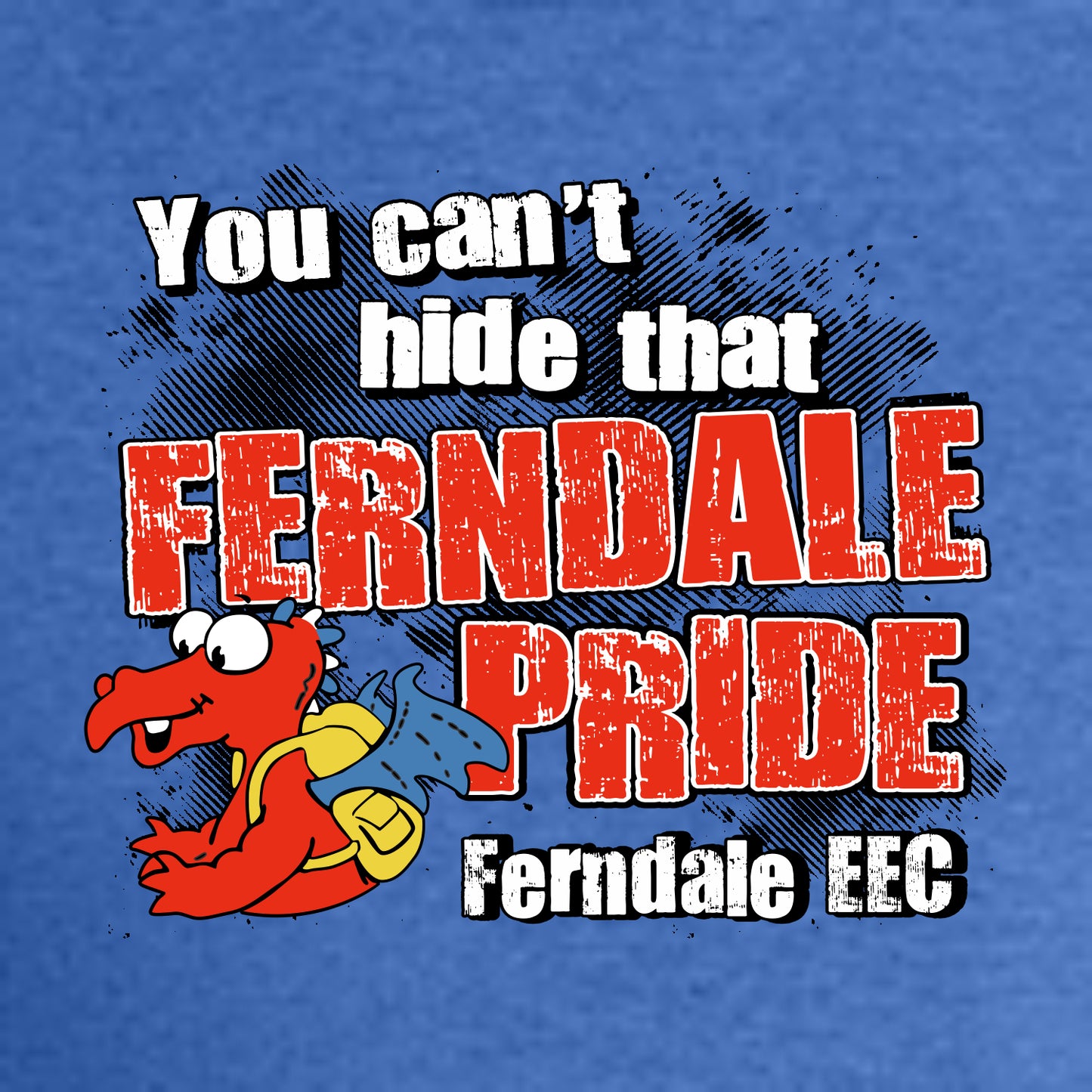 Ferndale EEC Ladies Relaxed Heather V-Neck Tee- Design B