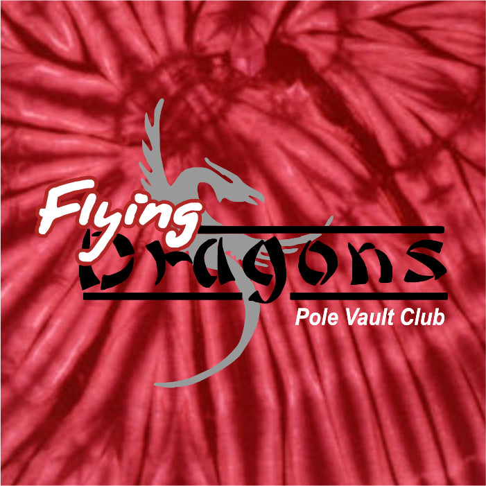 Flying Dragons Multicolor Tie-Dye T-shirt
