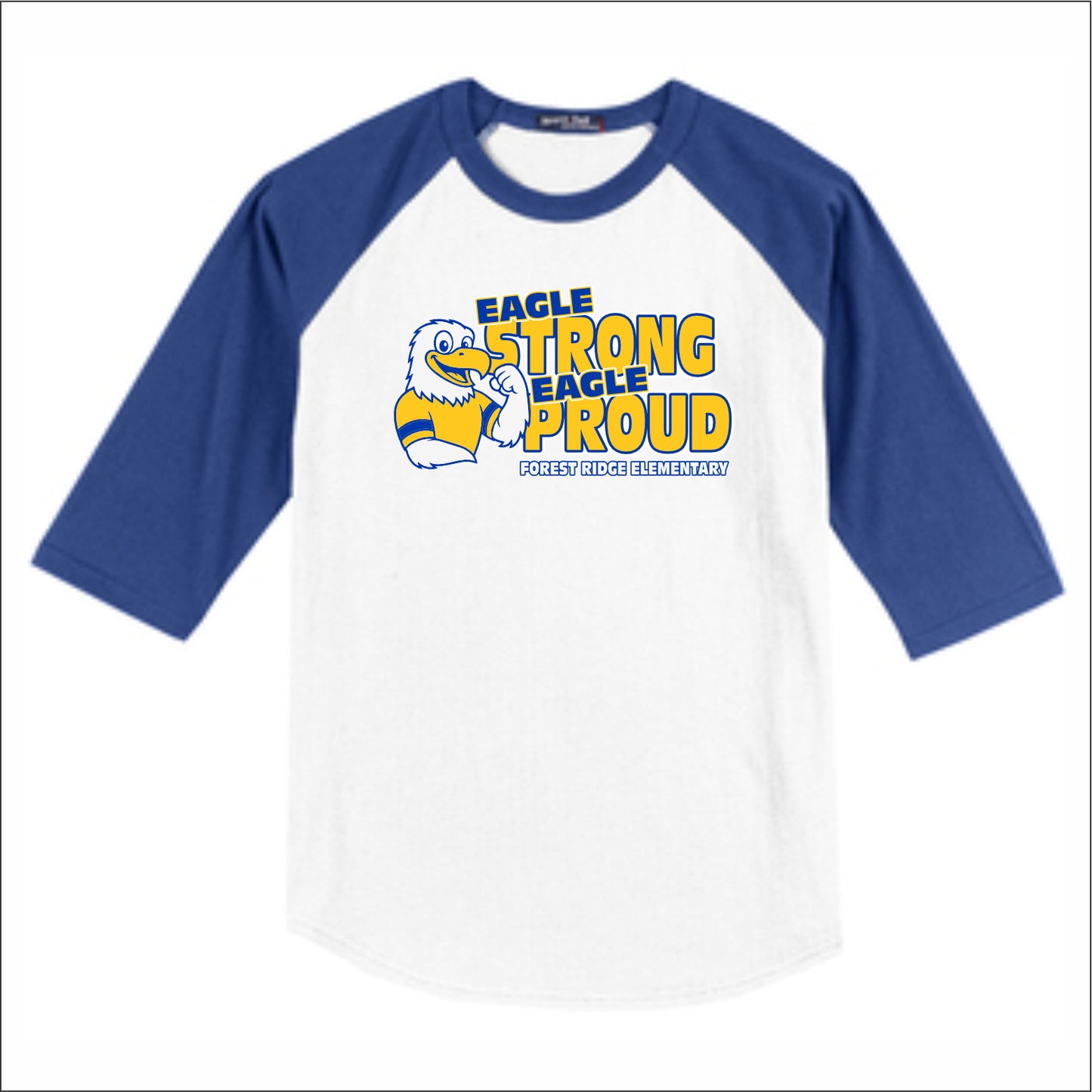 Forest Ridge Elementary 3/4 Sleeve Baseball T-shirt