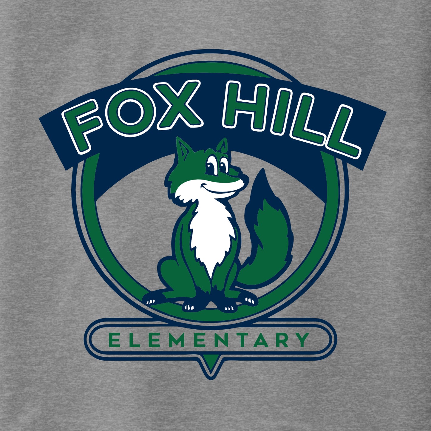 Fox Hill Staff (MA) Tri-Blend 3/4 Sleeve Raglan Tee