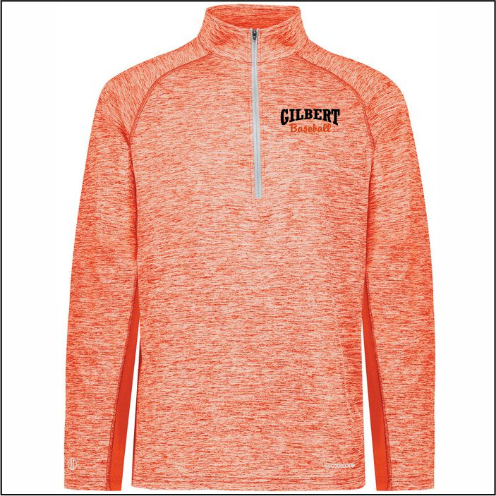 Gilbert MS Baseball Electrify Coolcore 1/2 Zip Pullover