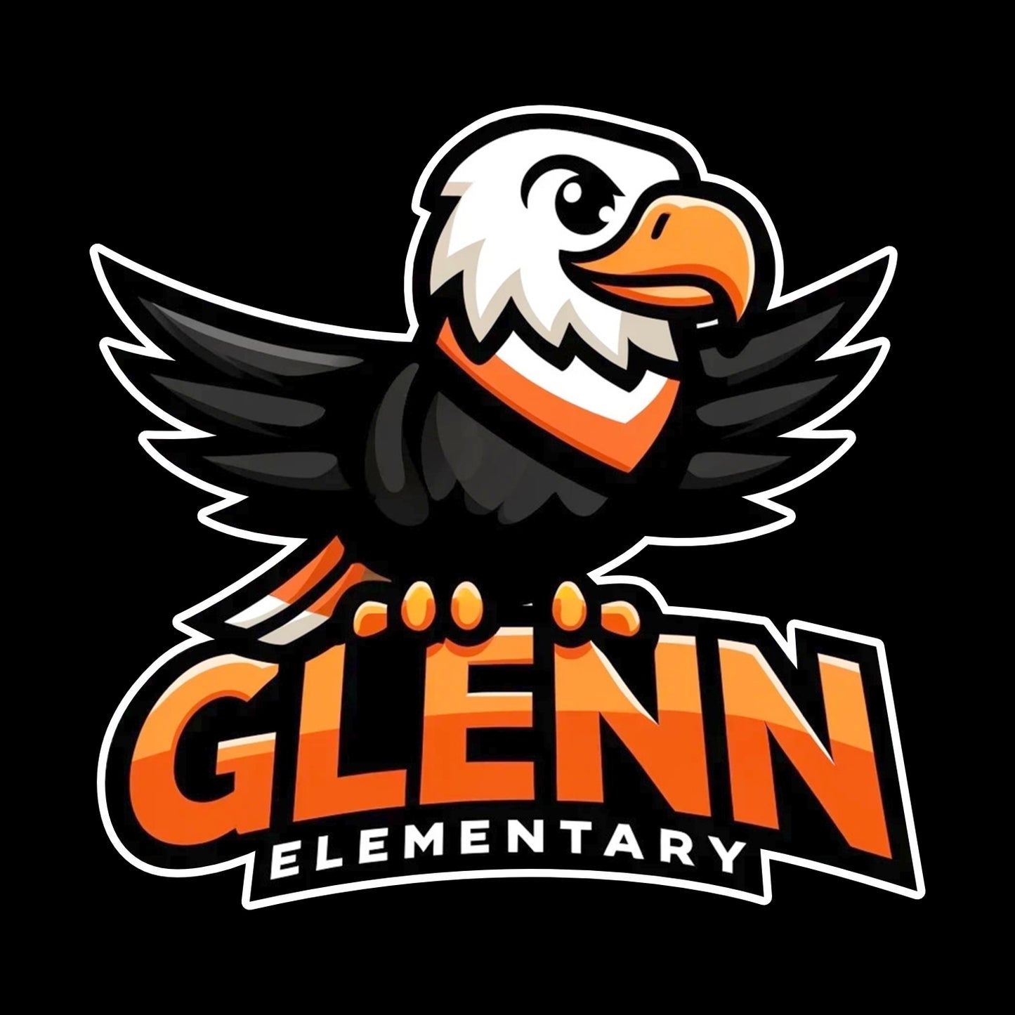 Glenn Elementary Heathered Soft Jersey T-shirt