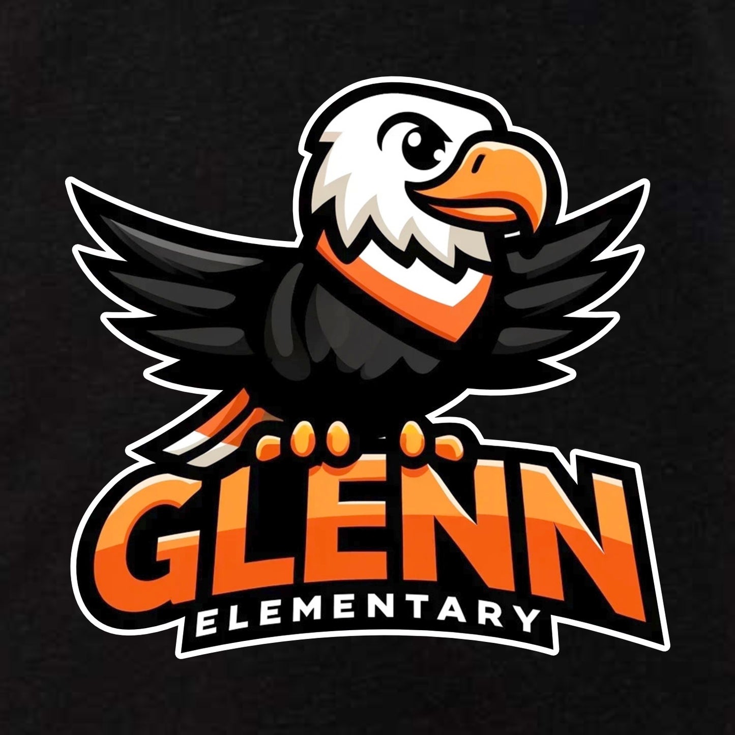 Glenn Elementary Heathered Soft Jersey T-shirt