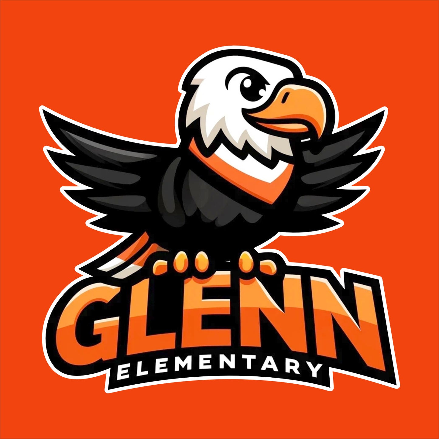 Glenn Elementary Hooded Sweatshirt - Des. A
