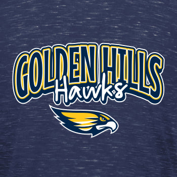 Golden Hills School Ladies Monterey V-Notch T
