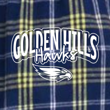 Golden Hills School Plaid Flannel Pants