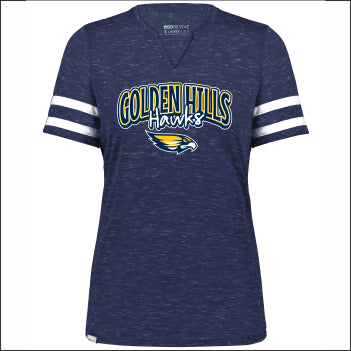 Golden Hills School Ladies Monterey V-Notch T