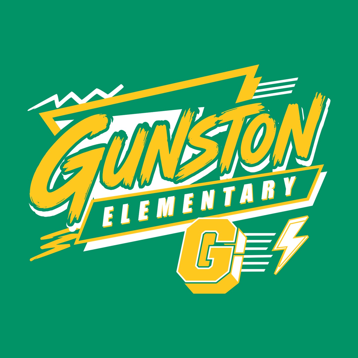 Gunston Elementary Long Sleeve T-shirt - Des. A