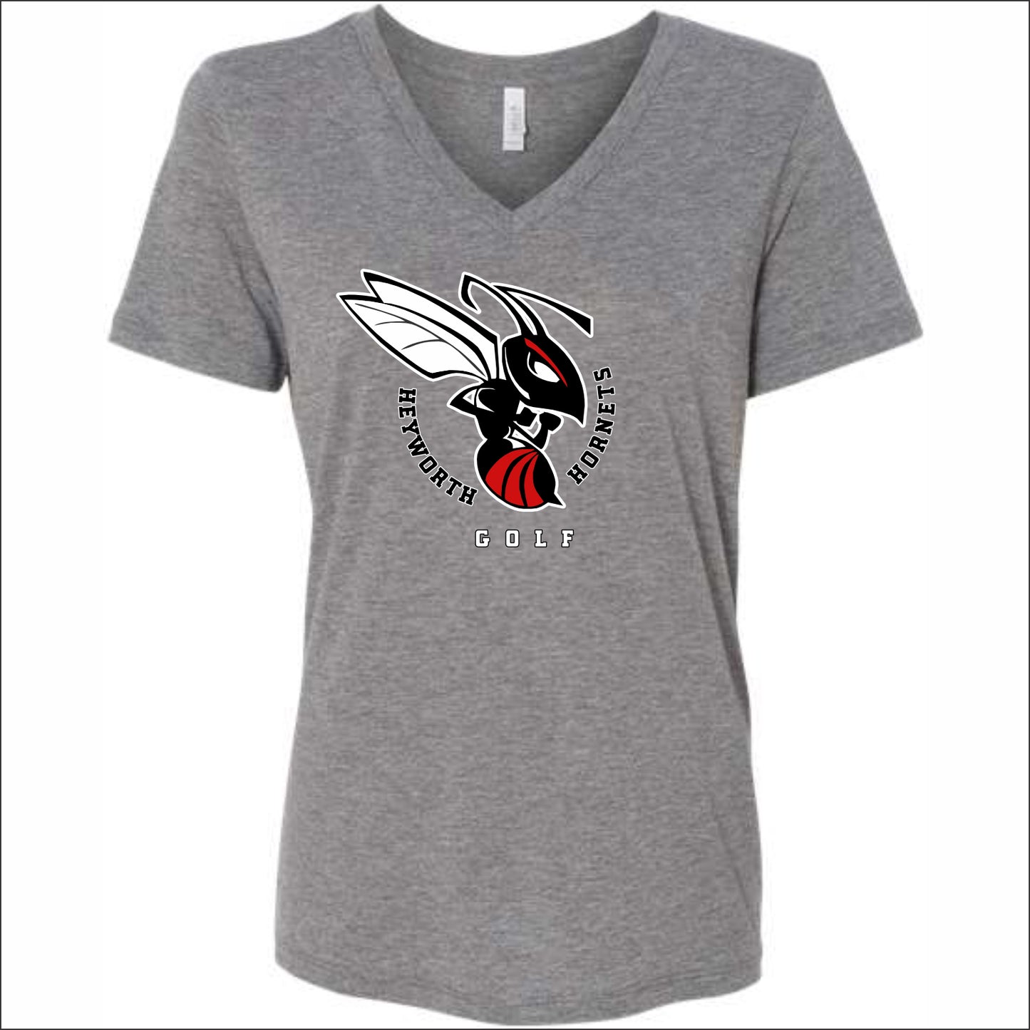 Heyworth HS Golf Ladies Relaxed Tri-blend V-Neck Tee