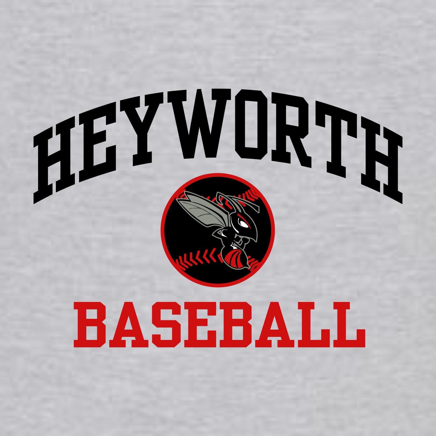 Heyworth Jr High Baseball Unisex Fine Jersey T-Shirt - Design D