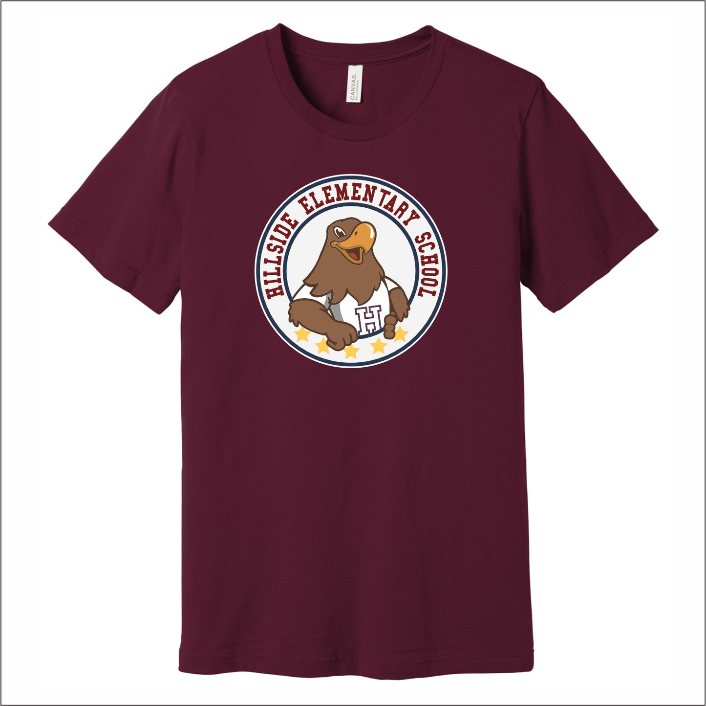 Hillside Elementary Soft Jersey T-shirt - Des. B