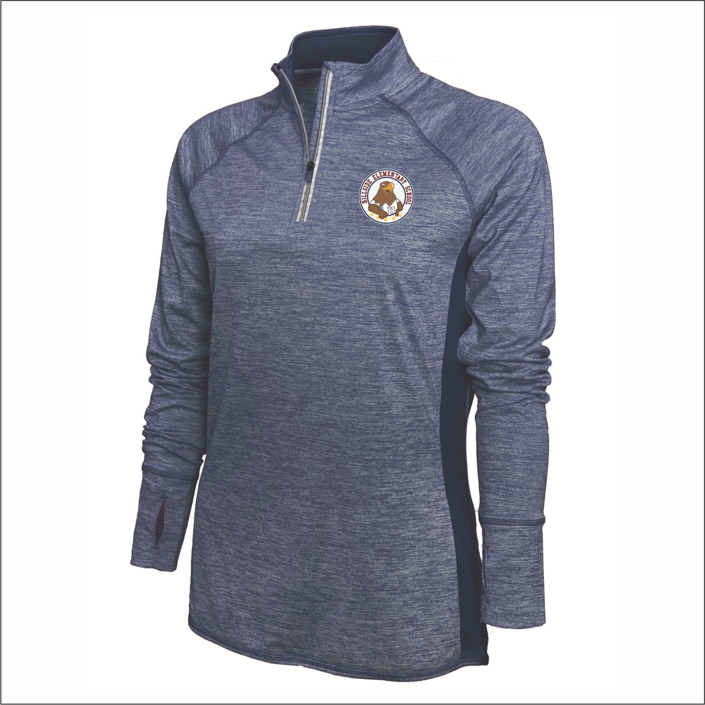 Hillside Elementary Ladies Performance 4-Runner 1/4 Zip