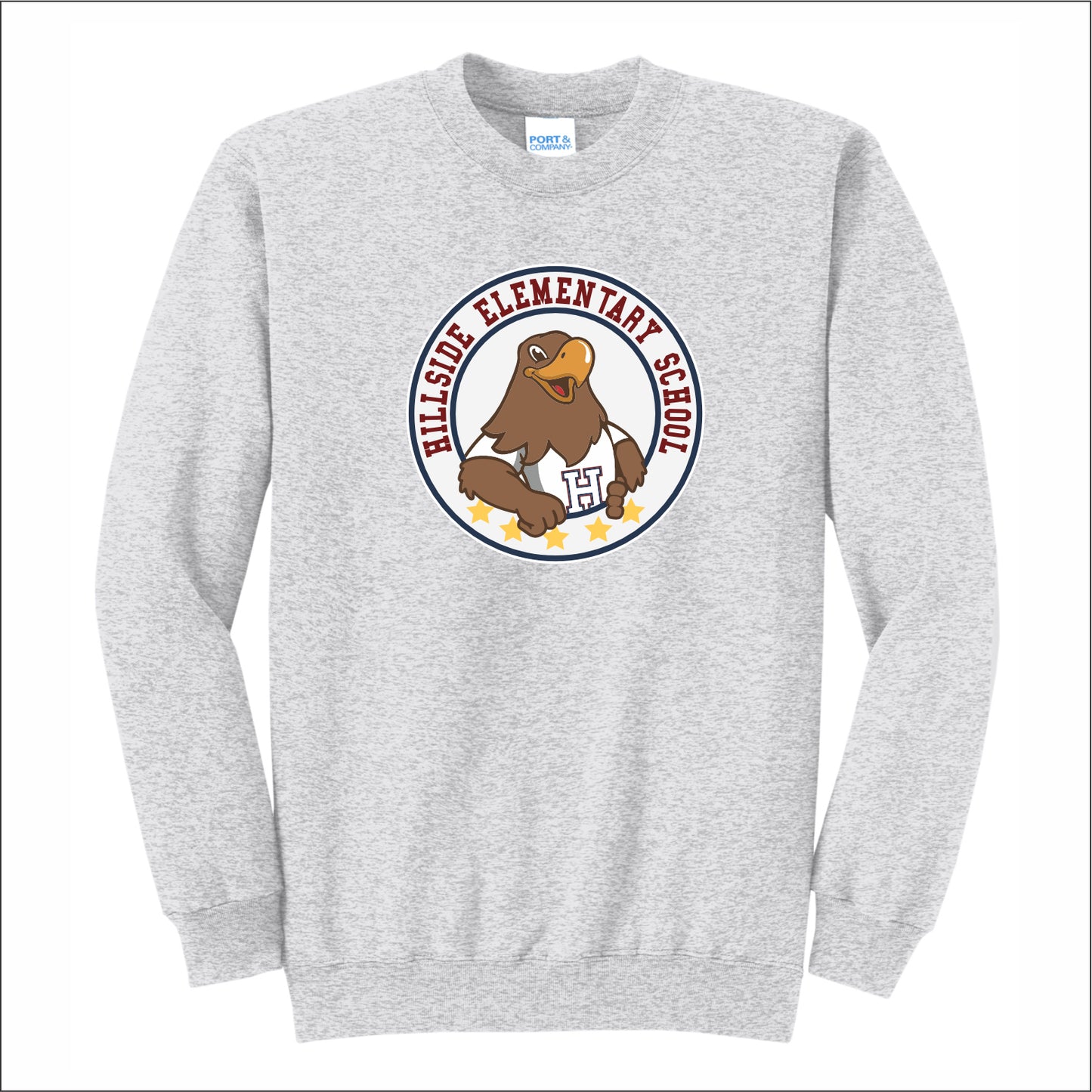 Hillside Elementary Crewneck Sweatshirt - Des. B