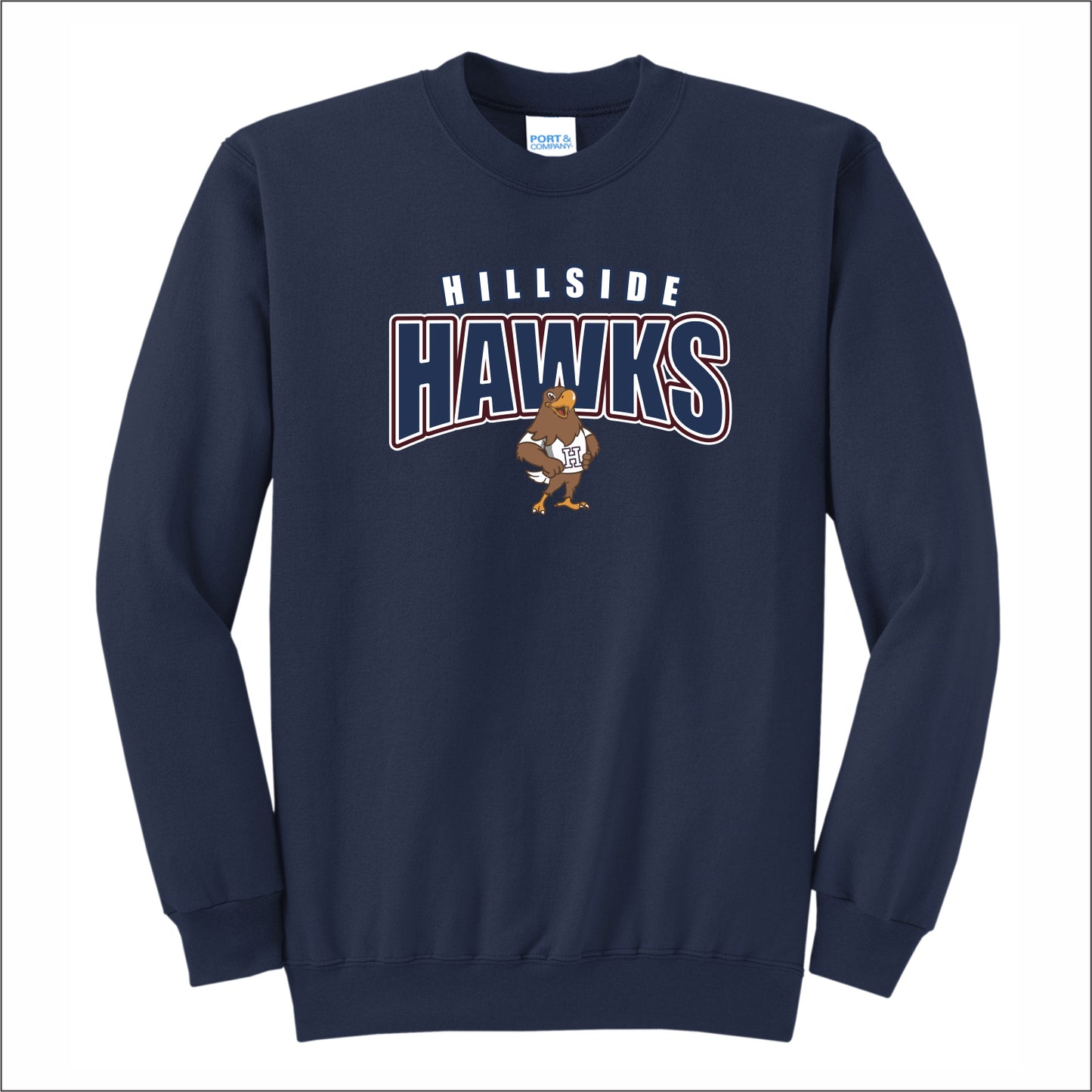 Hillside Elementary Crewneck Sweatshirt - Des. C