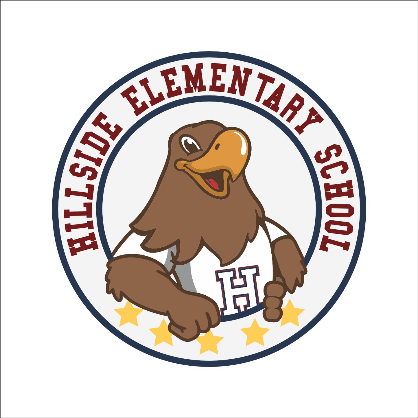 Hillside Elementary Performance Long Sleeve T-shirt