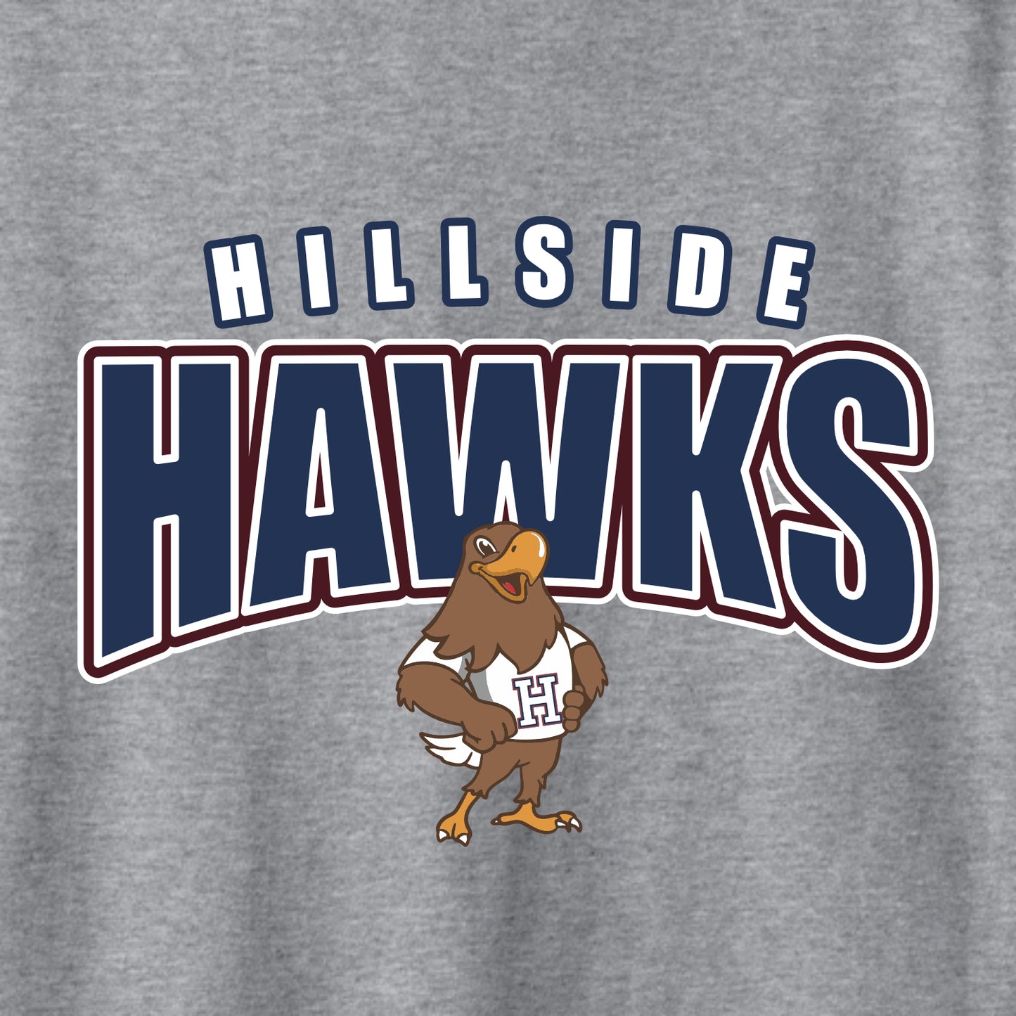 Hillside Elementary Long Sleeve T-shirt - Des. D