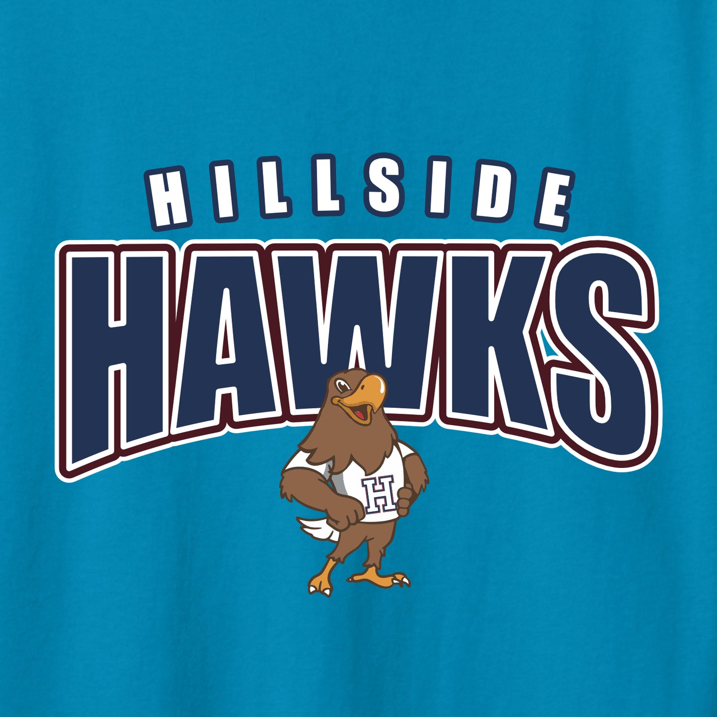 Hillside Elementary Short Sleeve T-shirt - Des. D