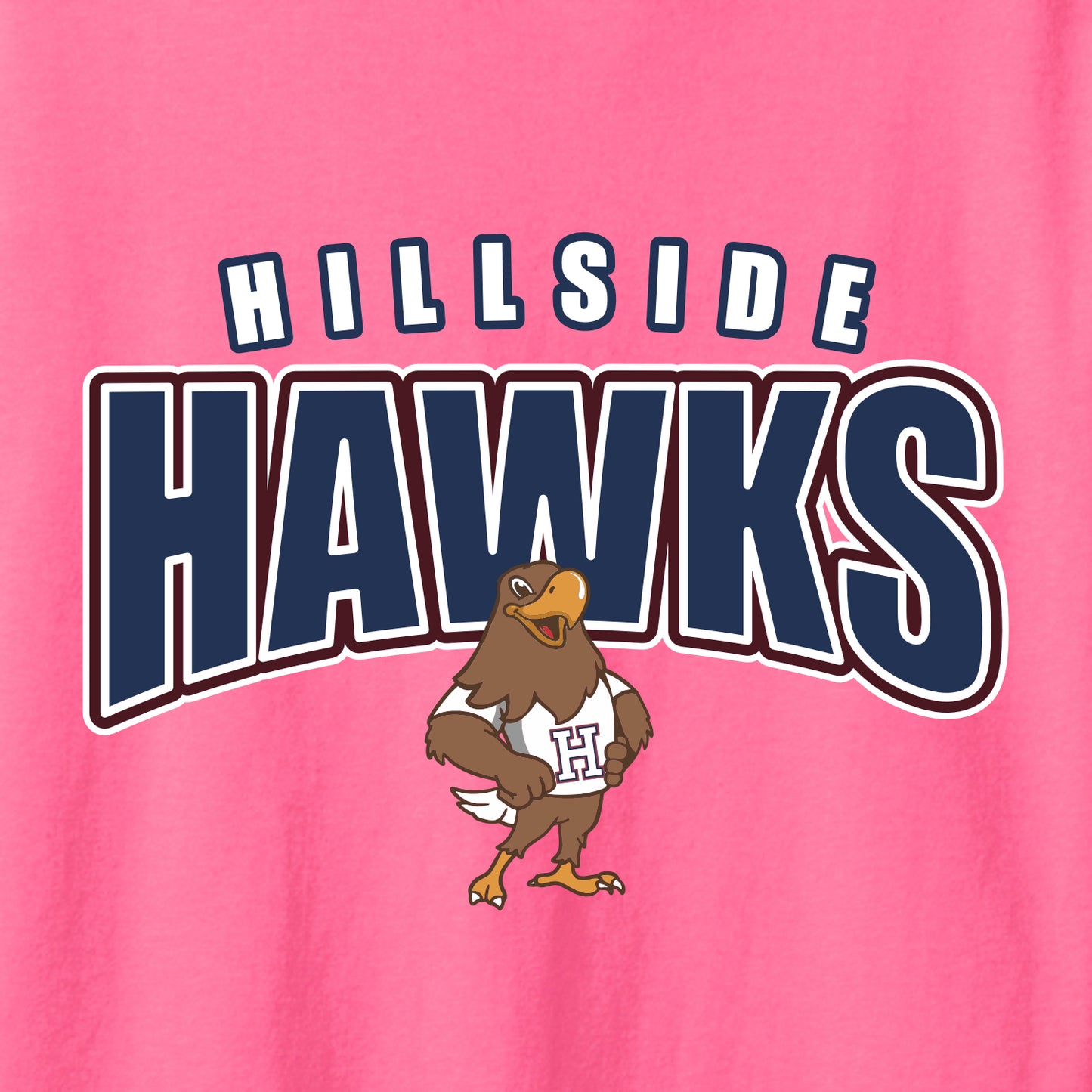 Hillside Elementary Short Sleeve T-shirt - Des. D