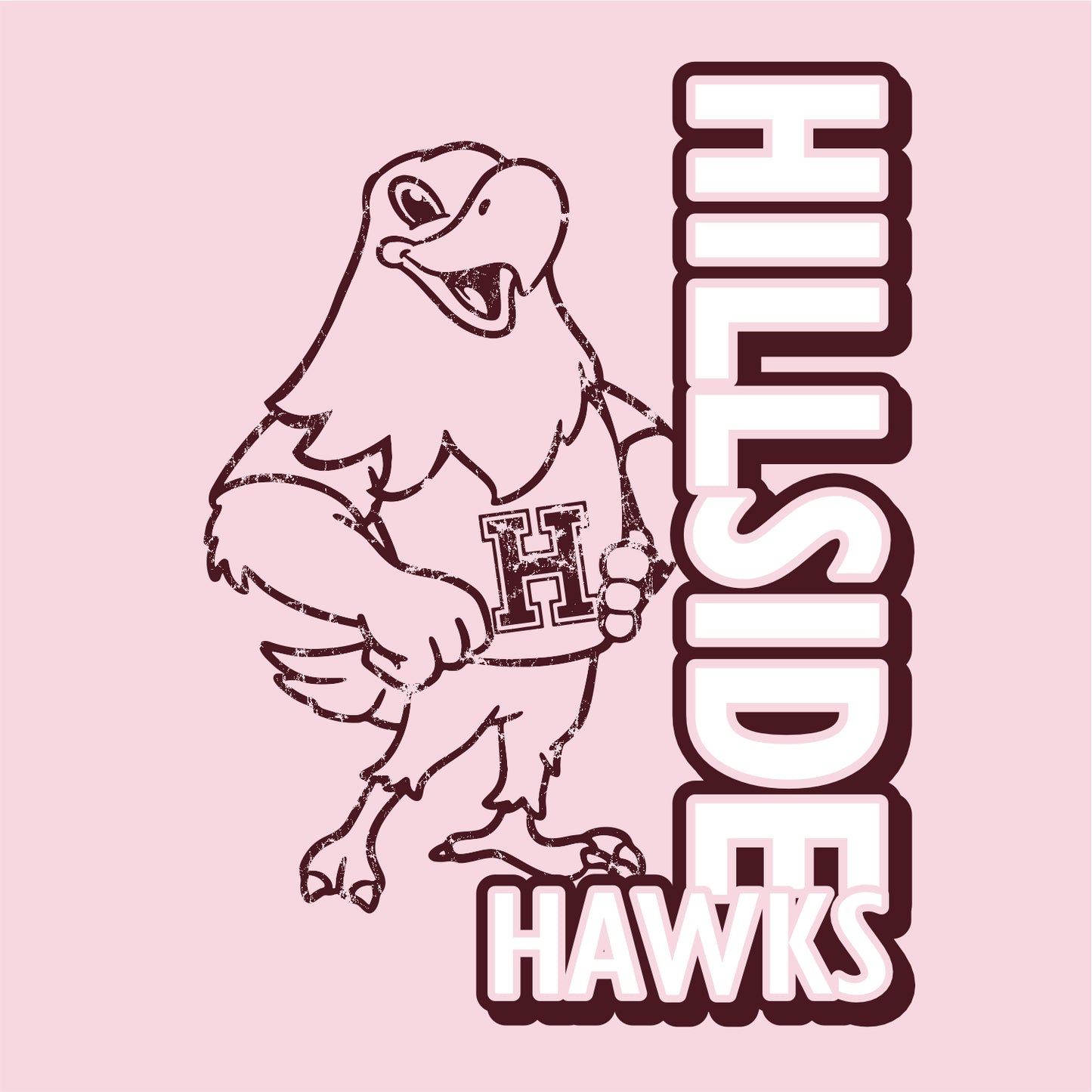 Hillside Elementary CVC T-Shirt - Des. B
