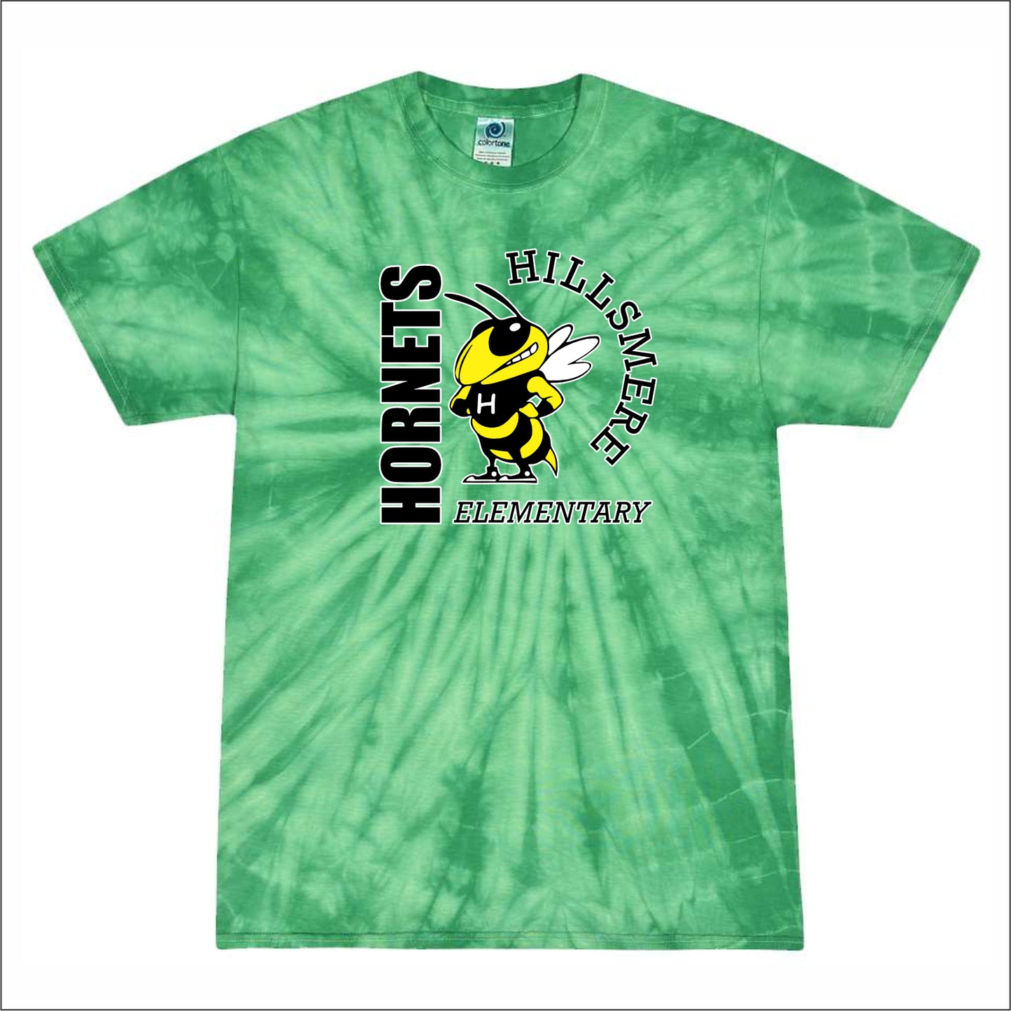 Hillsmere Elementary Spider Tie-Dye T-shirt